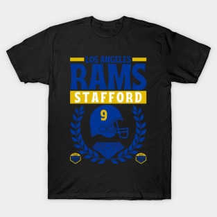 Los Angeles Rams Stafford 9 Edition 2 - Emikos Blurred Season #118 T-Shirt
